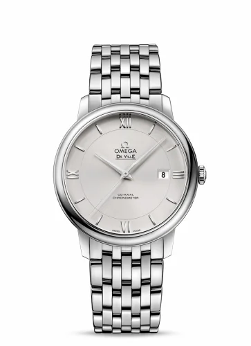 Omega De Ville Prestige Co-Axial 39.5 Stainless Steel / Silver / Bracelet 424.10.40.20.02.003 (42410402002003)
